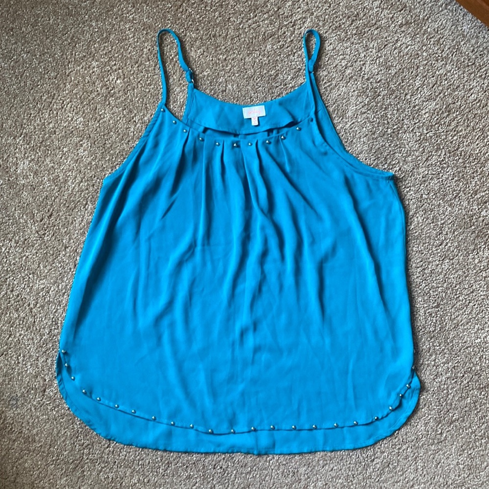 Turquoise tank top